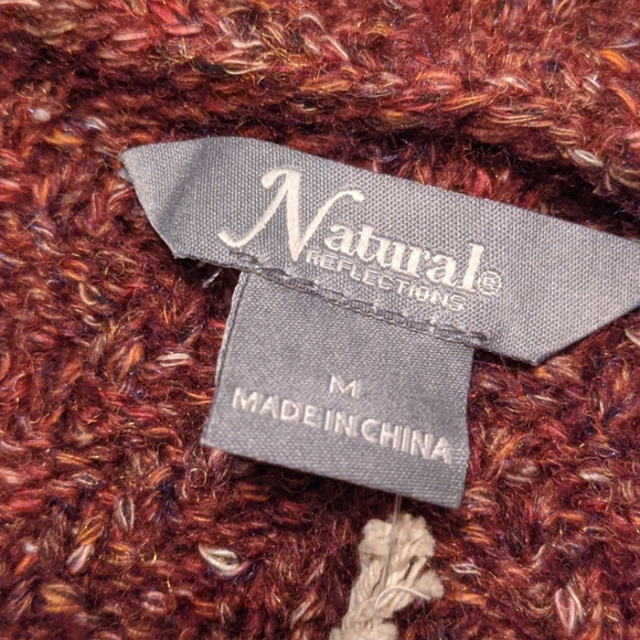 Natural Reflections NWT marked open front cardigan - Picture 3 of 4